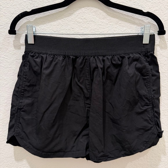 Free People Movement Pants - Free People Movement The Way Home Shorts Black High Rise Athletic Smocked Small